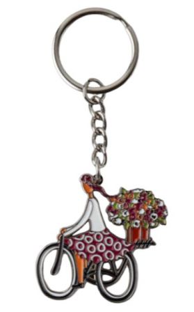 KEY RING FLOWERS FOR AUNT JULIETA