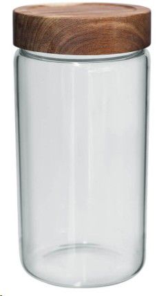 ACACIA GLASS JAR 1.1L 20X10