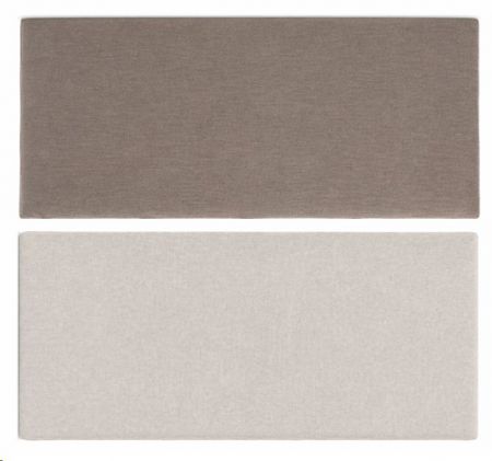 REVERSABLE SLIPCOVER OAT/COCO HEADBOARD KING