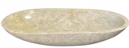 BASIN OVAL WHITE 35X80X13