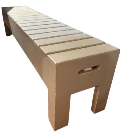 BENCH INDOOR SAND 2010x400mm