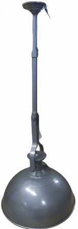 LIGHT PENDANT METAL GREY 40X40X50