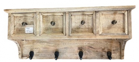 SHELF WOODEN 55X15X35