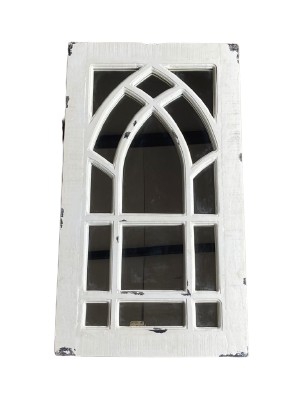 MIRROR WOOD WHITE CHURCH