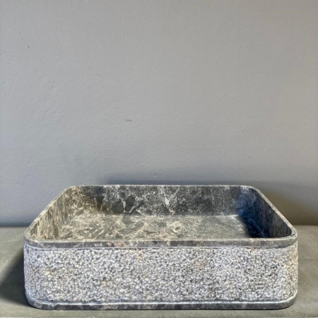 BASIN SAKURA RECT GREY 60X45