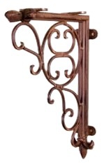 BRACKET ANTIQUE RUST