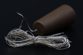 LIGHT STRING CORK ICE WHITE 2M