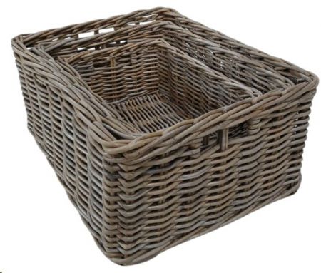 BASKET PAGO GREY LARGE 56X45X26