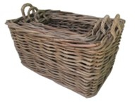 BASKET TANSEN GREY SMALL 56X30X34