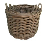 BASKET NESTO GREY SMALL 45X44 X45/52