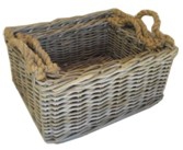 BASKET LEDBURY GREY MEDIUM 49X38X22