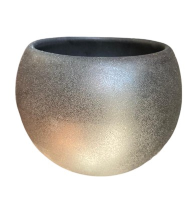 CERAMIC HANGING PLANTER WALL BLACK SMALL