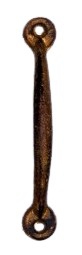 HANDLE DOOR PLAIN RUST