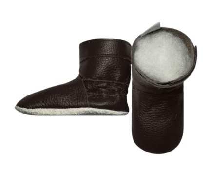 SHOE BABY BOOT RICH BROWN 2-5