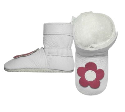SHOE BABY BOOT DAISY WHITE 1-4