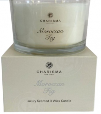 CANDLE C 3 WICK MOROCCAN FIG